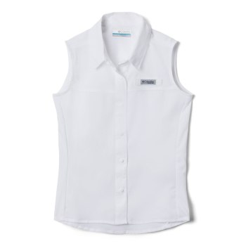 Columbia Overhemd Meisjes, PFG Tamiami Sleeveless Wit, 26PWSLXTR